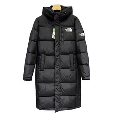 노스패이스+패딩 남녀공용 하이브리드 다운 롱패딩 BLACK WHITE +포장 박스 증정