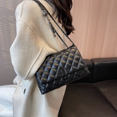 란몰 여성 가죽 퀼팅 체인백 데일리 숄더 크로스백