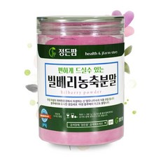 빌베리농축분말 260g 밀폐통제품 정든팜 빌베리, 본상품