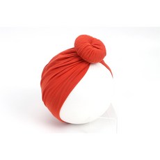 신생아 어린이 기본 면 비니 모자 남아 여아 나비매듭 머리띠