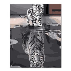 ADICO 繪畫傑作繪圖 40 x 50 厘米 PEE46, 小老虎