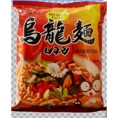 韓國農心 浣熊麵/爽口烏龍麵 120g, 1個, 浣熊麵