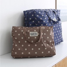 가벼운 여름 홑이불 보관 이불가방 소 파우치 이불함 폴딩박스 함, 소-브라운