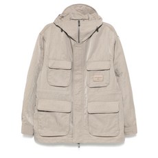 엠포리오아르마니 로고 패치 밀리터리 재킷