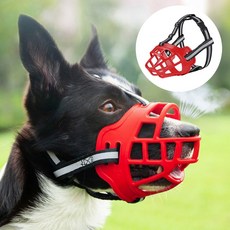 펫트에일 강아지 애견 입마개, 레드 3호, 1개