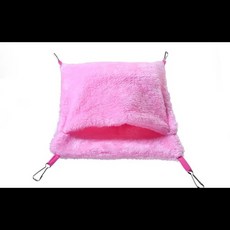 안락의자 양털 매달린 햄스터 하우스 애완 동물 침대 쥐 장난감 기니 돼지 해먹 케이지 새 잠자는 둥지 작은 동물용 스윙, [01] L, [01] Rectangle, 1개