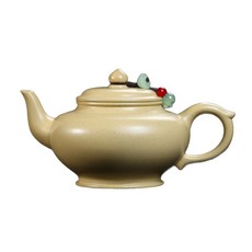 原礦紫砂泡茶壺功夫茶道器具, 1個, 文人飛把笑櫻:210ML