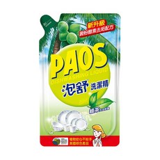 PAOS 泡舒 升級澱粉酵素 綠茶洗碗精, 1個