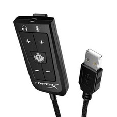 HyperX 電競DSP音訊卡 USB外接音效卡 HXS-HSDG1 3.5mm耳麥 TRRS降噪 7.1環繞立體聲卡, 1個
