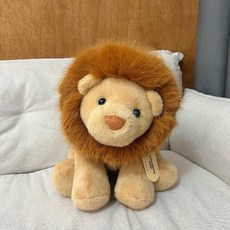 아기 사자인형 귀여운 부들 동물 애착 수면 봉제 반려동물 인형 선물, 40cm