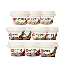 총 10개입/280g 비비고 닭백숙3 전복3 버섯야채2 소고기죽2, 1세트, 280g