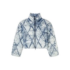 디젤 애시드 워싱 퀼팅 패딩 재킷