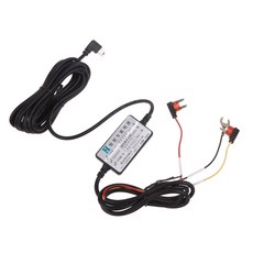 미니 USB 포트 장치용 자동차 DVR 전용 파워 박스 케이블 3-와이어 12V~30V~5V 2.5A 미니 USB 코드 자동차 충전기 어댑터, 1개