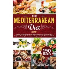 The Mediterranean Diet: 2 in 1 Cookbook with 190 recipes & a Clear Guide for Beginners with 30 Day M... Hardcover, Charlie Creative Lab, English, 9781801095808