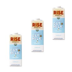 라이즈브루잉 오트 밀크 바닐라, 3개, 946ml