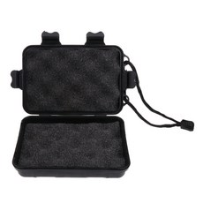 SJSHOP 도구 스토리지 케이스 생존 밀폐 옥외 저장 상자, S, 플라스틱, 블랙, 1개