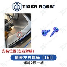 TIGER ROSSI 鈦合金螺絲 適用於 YAMAHA R15V3 改裝, 1個, 3_儀表左右螺絲【1組】