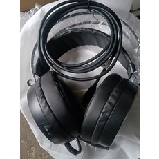 頭戴式有線耳機 黑色 USB 帶麥克風 7.1聲道, 如圖所示, 詳情頁內介紹