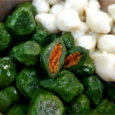 쑥송편 당일생산 수제떡 깨송편 떡함지, 1kg, 1개
