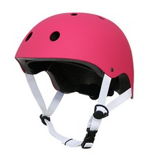 휠러스 스케이트보드 아동용 하드 헬멧- 진핑크 헬멧, 스케이트보드HM90-진핑크S(49-53cm), 1개