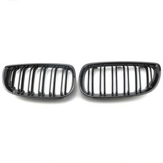 BMW 3 시리즈 E92 E93 전면 센터 그릴 스포츠 교체 ABS 06-09 호환, 카본 Printed