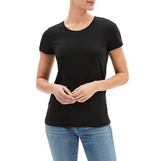 GAP 여성용 좋아하는 크루넥 티셔츠 라이트 헤더 그레이