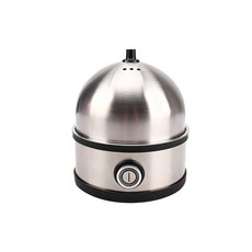 不銹鋼煮蛋器 家用蒸蛋機 自動斷電, 圓形不鏽鋼煮蛋器110V 美規