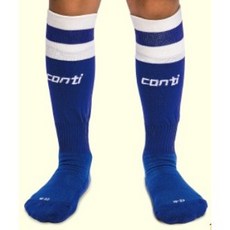 CONTI A40 足球襪系列 學童專用 耐磨足球襪, 藍,S, 1個