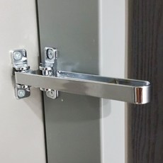 만물통 보급형 현관문 안전고리 312 막대형, 크롬, 2개