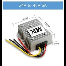 컨버터 컨덕터 커넥터XWST 전자 자전거 전원 공급 장치용 DC 전압 변환기 스텝 업 부스트 모듈 48 볼트 DC, 01 6A, 01 24V, 01 48V