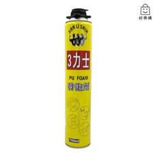 3力士 槍型發泡劑 750ml PU FOAM, 1個