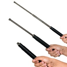 티타늄 호신용 삼단봉 3단 최대 65cm 남 여 휴대용 진압 경찰 롱스틱 다용도 안전용품, 1개