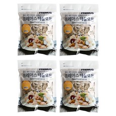 맛꾼 [정품] HACCP인증 깔끔하고 간편한 해물 5종 믹스 해물 모듬 600g, 4개