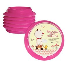 하나더 자바라물통 핑크 화방 물감통 그림물통, 단품