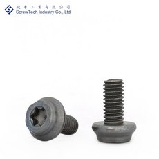 【銳禾】工廠直營 M5x10 梅花孔 機械牙 螺絲 100入 鍍鋅鎳合金 特殊螺絲, 1個