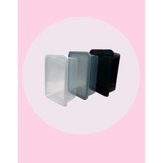 다이노다이쏘/JIF 지곤 적재형케이지 소사이즈 /블랙 투명 파충류사육장 도마뱀사육장, 블랙투명, 1개