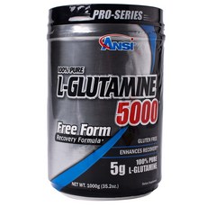 Ansi L-谷氨酰胺補充粉, 1000g, 1罐