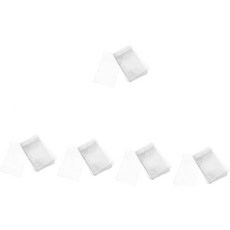 12045403 명함 거치대 꽂이 케이스 Generic 12枚 라벨 소형 사진 카드용 PVC 포켓 도서관 카드와 ID 관리에 편리한 재사용 가능한 커버 타입 12x7.5x0.1, 투명 ×5개