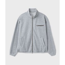 브랜디드 CITY FLEECE ZIP-UP JACKET [MELANGE GRAY] 525173