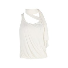 알렉산더 맥퀸 중고 민소매 드레이프 탱크 탑