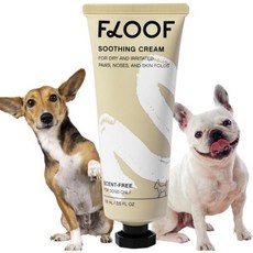개를 위한 플로프 진정 발 크림 건조하고 자극받은 피부 코 주름베틀 제형 빠르게 흡수되고 갈라지고 거친 천연 성분을 리크 세이프 패드 3.5 FL OZ, 3.5 Ounce Tube