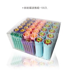 【3Q髮品】日本斜紋磁波捲組捲心.捲子.燙髮.捲髮.內灣.瀏海.百變捲度, 1個, Multi-color