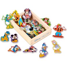 멜리사앤더그 디즈니 Melissa Doug 나무 미키 마우스 캐릭터 자석 (20 pcs)