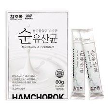 함초록 첨가물없이 순수한 순유산균 30p, 60g, 1개