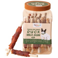 탐사 오리말이 우유 스틱껌 500g, 1개, 우유맛