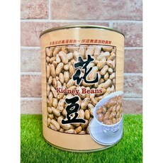 洺禾 濃糖特級花豆 罐頭 甜湯 3.4kg, 1個