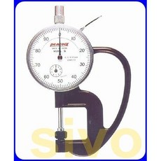 PEACOCK G-P型手提厚度計百分錶 (10mm/0.01mm)高精度測量工具, 1個
