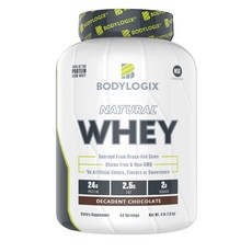 Bodylogix 天然乳清, 1.8kg, 頹廢巧克力, 1個