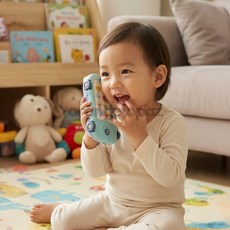 오렌지토파즈 전화기 자동차 민트 장난감 다용도 완구 발달