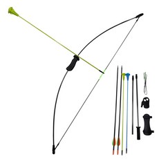 양궁 가족 놀이 체험용 학교 체육 수업 활 세트 12파운드 어린이활 (실내외겸용) 큐방화살 안전활 뽁뽁이활, 블랙, 1세트